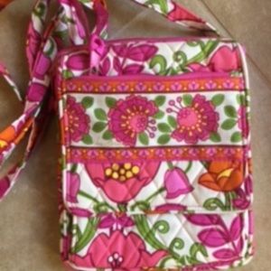 Vera Bradley - Pink/White/Green Crossbody